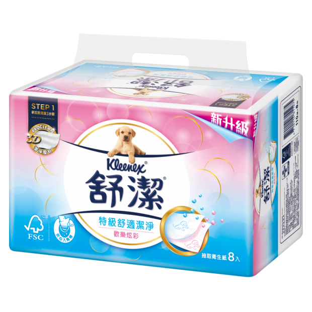 舒潔 拉拉衛生紙110抽 箱裝(8包/8串)