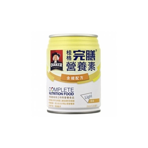 桂格 完膳營養素均衡減糖-含纖原味配方250mlx24罐/箱
