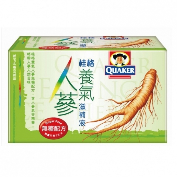 桂格 養氣人蔘滋補液無糖配方60ml*6瓶