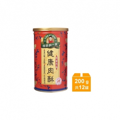 桂格 得意的一天 健康肉酥200g 箱裝 (180元/罐)